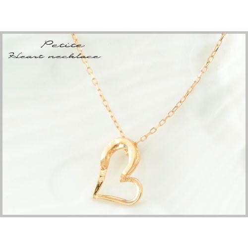 18金 ネックレス レディース ハート サファイア ピンクサファイア k18 ペンダント 18k ピンクゴールドk18  オープンハート 華奢 シンプル 人気  ホワイトデーの画像