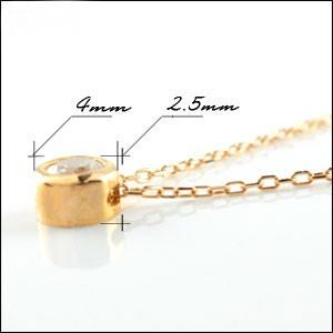 ネックレス レディース ダイヤモンド  k10  0.1ct ピンクゴールドk10 ダイヤモンドネックレス ペンダント ダイヤハート 10k 一粒 人気  ホワイトデーの画像