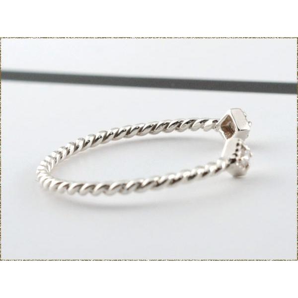 リング k10 ダイヤモンド 指輪 フォークリング ゴールド