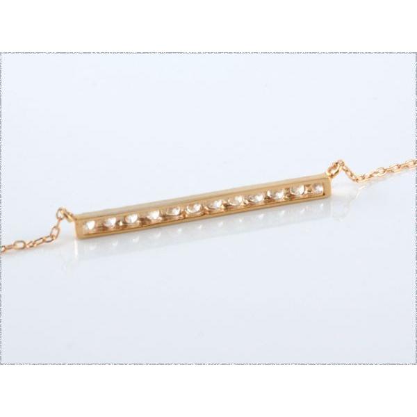 K18 ネックレス レディース 18金 ダイヤモンド 一粒 0.20ct ペンダント ピンクゴールド ダイヤネックレス 18k 華奢 シンプル 記念日 プレゼント ホワイトデーの画像