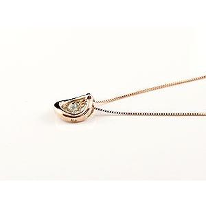 ダイヤモンド ネックレス 18金 一粒ダイヤ ダイヤネックレス k18 ピンクゴールドk18 18k 一粒 1粒 ペンダント レディース 人気  クリスマスの画像