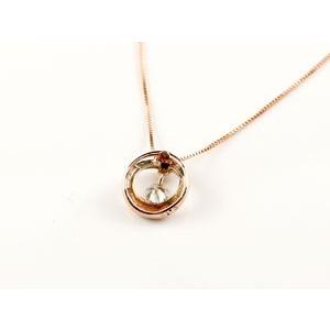 ダイヤモンド ネックレス 18金 一粒ダイヤ ダイヤネックレス k18 ピンクゴールドk18 18k 一粒 1粒 ペンダント レディース 人気  クリスマスの画像