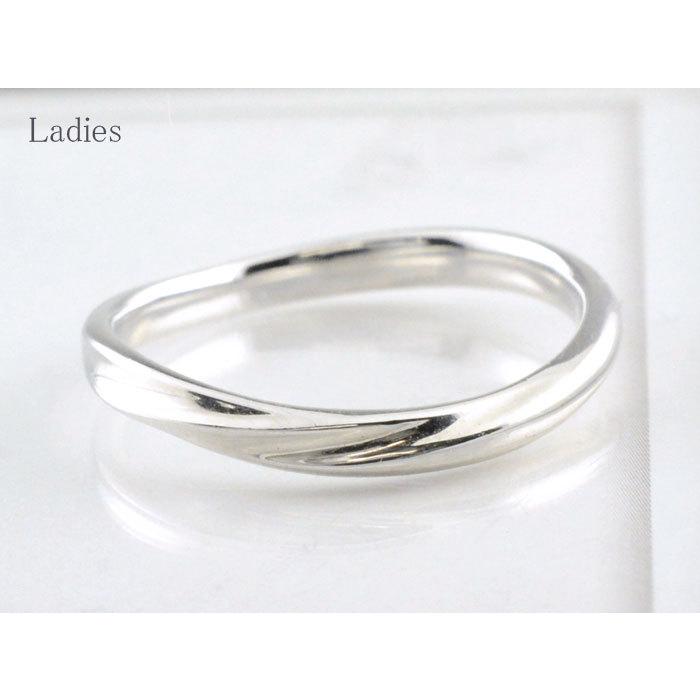 ペアリング 18金 指輪 シンプル リング ホワイトゴールドk18 デザインリング ダイヤモンド 地金リング エンゲージリング ソフトライン 結婚指輪  ホワイトデー