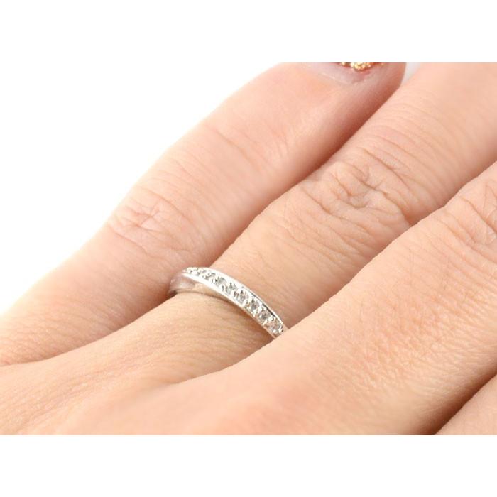 ペアリング シルバー925 ダイヤモンド リング シンプル 指輪 sv925 メンズ レディース 結婚指輪 エンゲージリング ペア カップル 記念日 誕生日 ギフトの画像