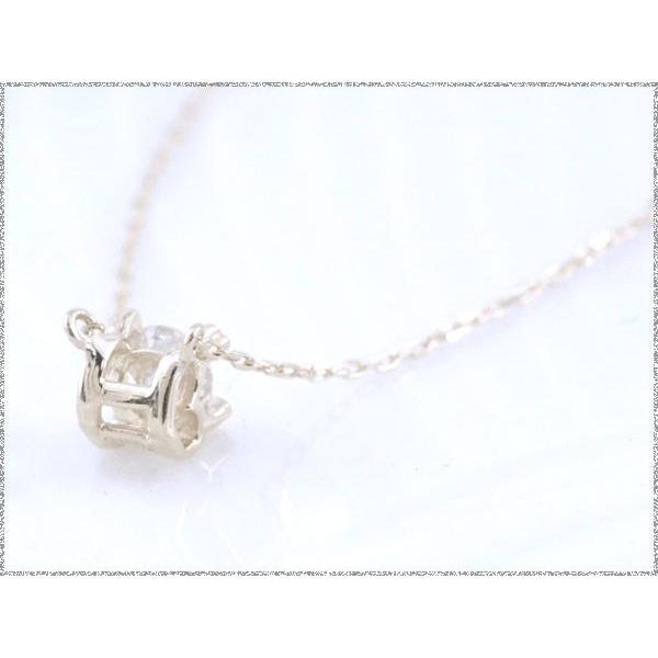 ネックレス レディース ダイヤモンド  18金 k18 ゴールド 一粒 ダイヤ 0.10ct ホワイトゴールドk18  ハート 18k ペンダント  人気  クリスマスの画像