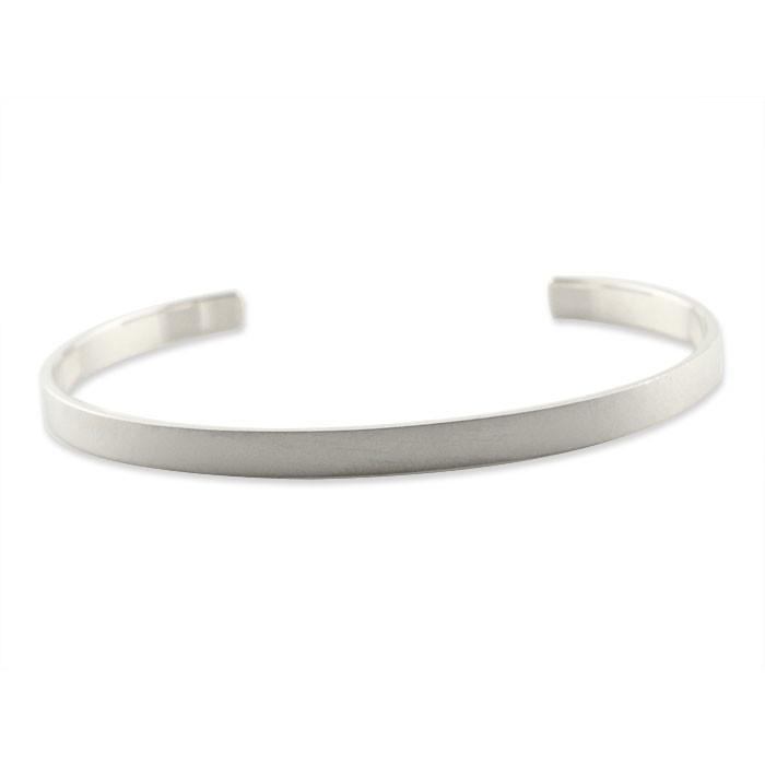 4℃✴︎SILVER バングル バングル メンズ シルバー925 ブレスレット つや消し マット シンプル