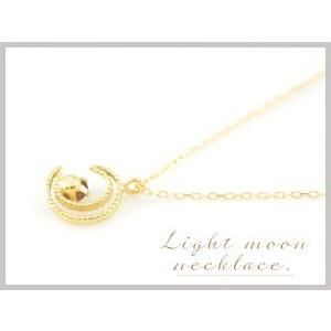 18kイエローゴールド ルビー ダイヤモンド ムーンモチーフネックレス 18金 ネックレス 18金 月 ルビー ペンダント k18 18k ムーン