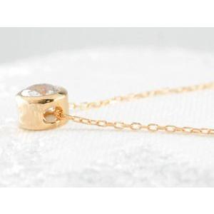 ダイヤモンド ネックレス 18金 レディース ピンクゴールドk18 k18 ダイヤモンドネックレス ダイヤモンドペンダント ペンダント 一粒 1粒 人気  クリスマスの画像