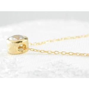 ネックレス レディース ダイヤモンド  18金  イエローゴールドk18 k18 ダイヤモンドネックレス ダイヤモンドペンダント ペンダント 一粒 1粒 人気  クリスマスの画像