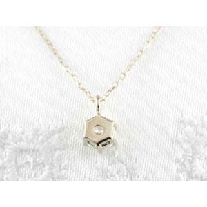 ネックレス レディース ダイヤモンド   18金 一粒ダイヤ ホワイトゴールドk18 18k 0.2ct ダイヤネックレス ペンダント 1粒 シンプル 人気  クリスマスの画像