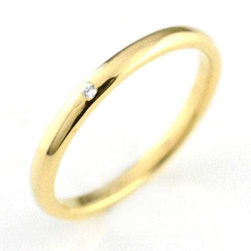 結婚指輪 ペアリング 2本セット マリッジリング k18 甲丸 イエローゴールドk18 18k シンプル 記念日 指輪  婚約指輪 エンゲージリング  ホワイトデー｜ciero｜04