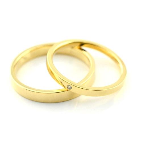 結婚指輪 ペアリング 2本セット 18金 婚約指輪 マリッジリング 