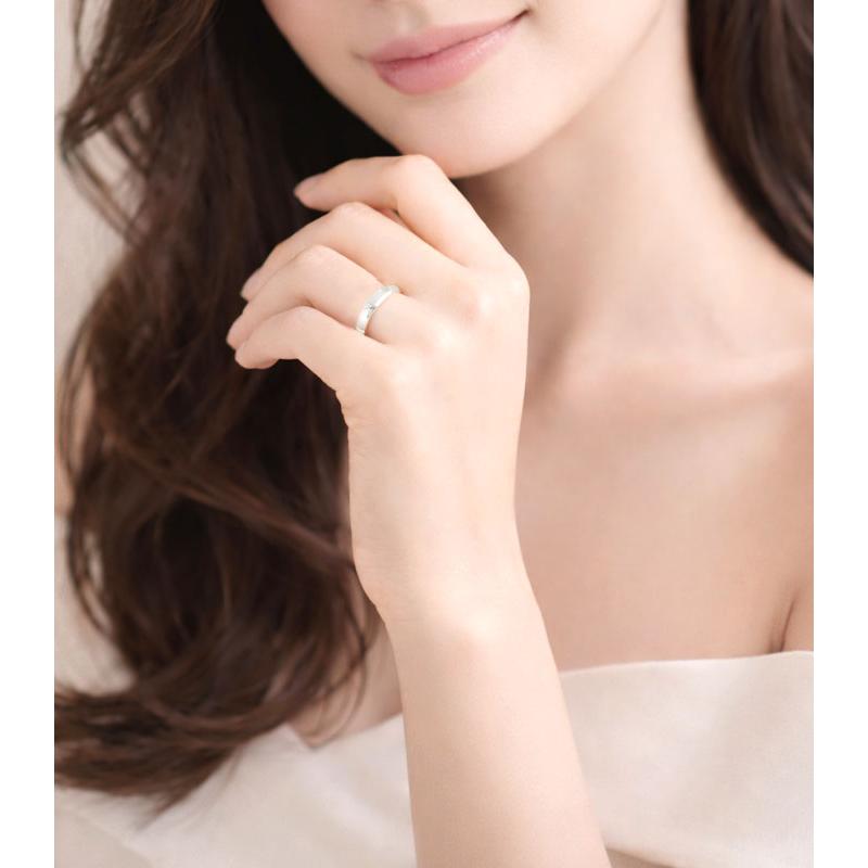 リング レディース プラチナ 指輪 平打ち 3mm ストレート シンプル 地金リング Pt900 石なし 結婚指輪 マリッジリング 重ね付け プレゼント ギフト クリスマスの画像