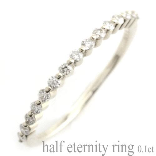 18金 指輪 ダイヤモンド リング レディース イエローゴールドk18 ハーフエタニティ 0.10ct k18華奢 小指 ピンキーリング ファランジリング ホワイトデーの画像