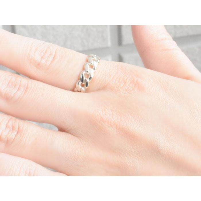 シルバー925 喜平リング レディース 幅広 地金リング キヘイ 指輪