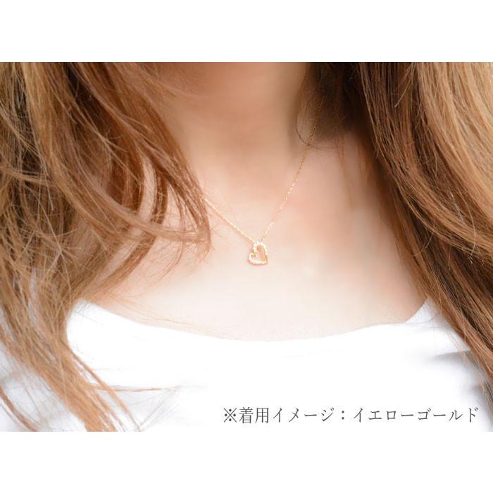 ダイヤモンド ネックレス プラチナ pt900 ハート レディース プラチナ 