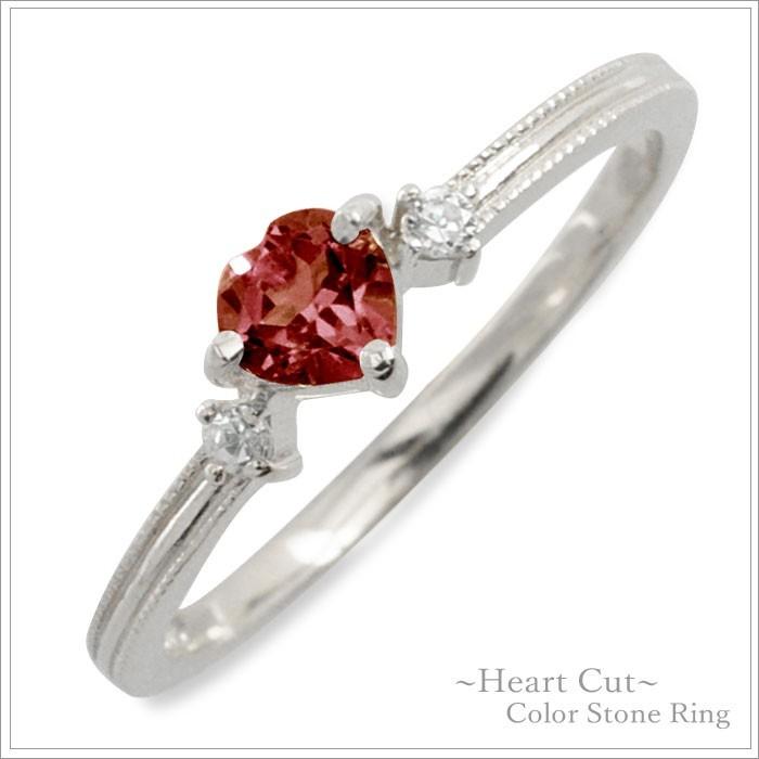 新生活 アメジストリング ハートリング ダイヤモンド ホワイトゴールド