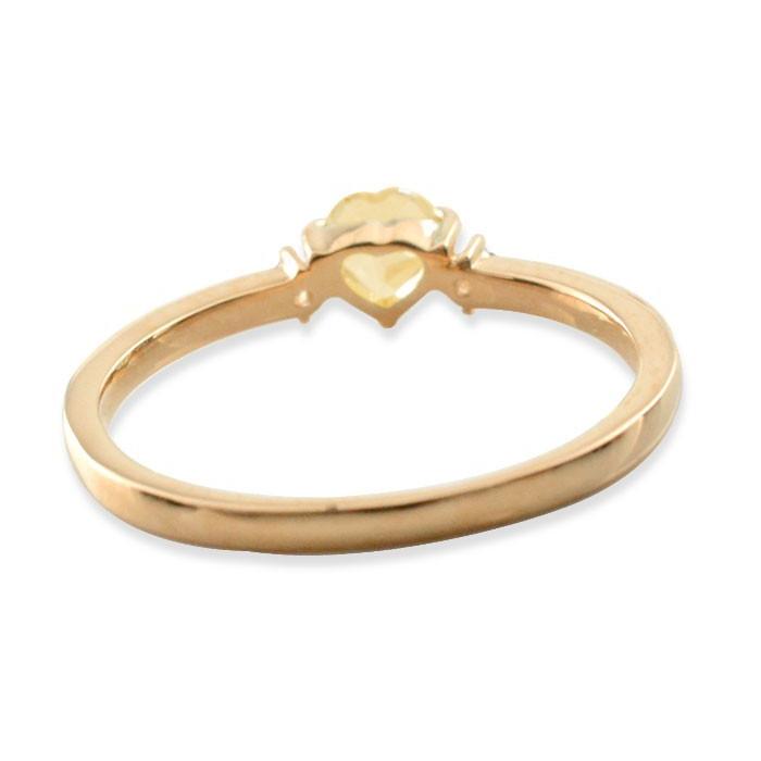 可愛い K10 10金 ダイヤ ハート形 クリスタル リング 指輪 小指 可愛い K10 10金 ダイヤ ハート形 クリスタル リング 指輪 小指 可愛い