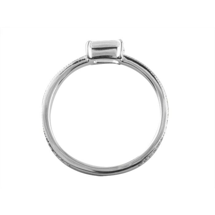 プラチナ リング レディース Pt900 ブルームーンストーン バケットカット 指輪 6月誕生石 アンティーク 華奢 重ね付け ギフト クリスマスの画像