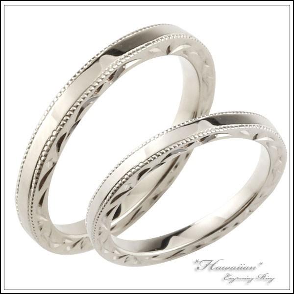 激安の ペアリング プラチナ ハワイアンジュエリー ハワイアン レディース メンズ リング シンプル ミルウチ 地金リング 彫金 結婚指輪 送料込 Lespakigali Com