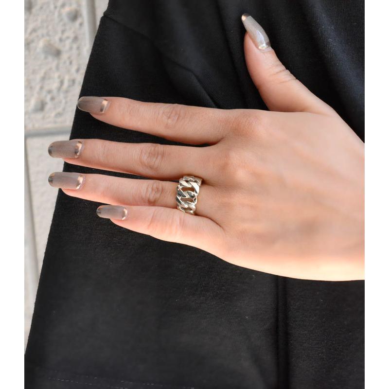 18金 指輪 K18 喜平リング レディース キヘイ 18k リング ホワイト