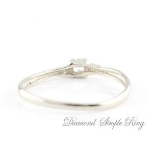 プラチナ ダイヤモンド リング レディース Pt900 一粒ダイヤ 指輪 0.09ct エンゲージリング 婚約指輪 ピンキーリング ブライダル シンプル クリスマスの画像