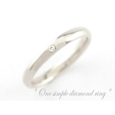 ダイヤモンド リング 10金 指輪 ダイヤモンドリング ホワイトゴールドk10 シンプル k10 ダイヤ 結婚指輪 エンゲージリング  甲丸 10k 一粒  ホワイトデーの画像