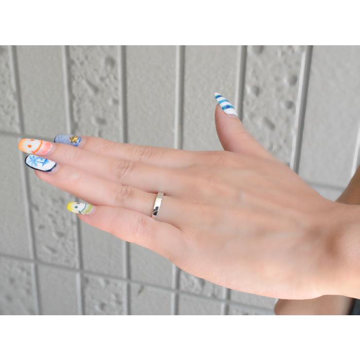 プラチナ リング レディース 指輪 地金 個性派 華奢 重ねつけ プラチナ