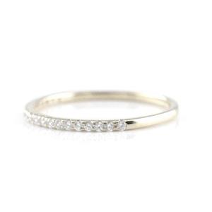 プラチナ リング ダイヤモンド 指輪 ハーフエタニティリング 0.17ct 小指 ピンキーリング  レディース プラチナ900  クリスマスの画像