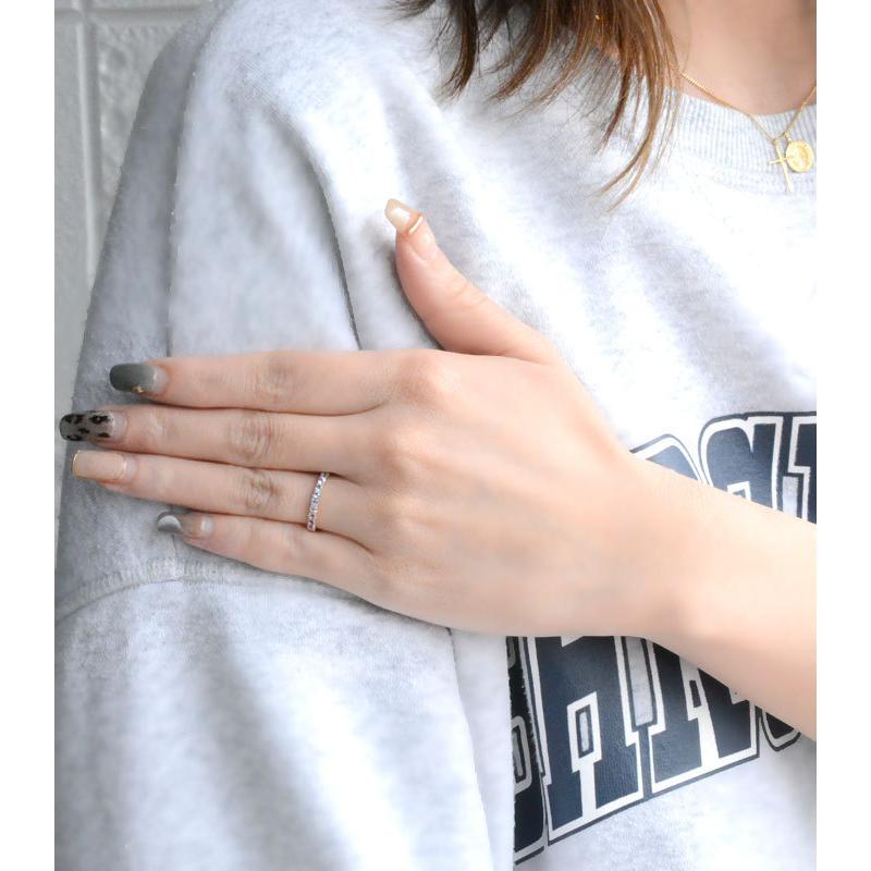 k18 リング レディース アメジスト 指輪 ピンクゴールドk18 エタニティ