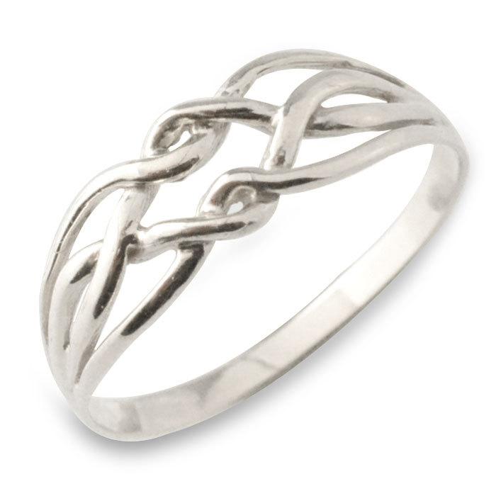 登場 華奢 結び目デザイン 結び 10金 10k 地金 ホワイトゴールドk10 レディース 地金リング K10 指輪 クリスマス リング ファッションリング クラシカル 指輪 リングサイズをお選びください 8号 Tin Ipb Ac Id