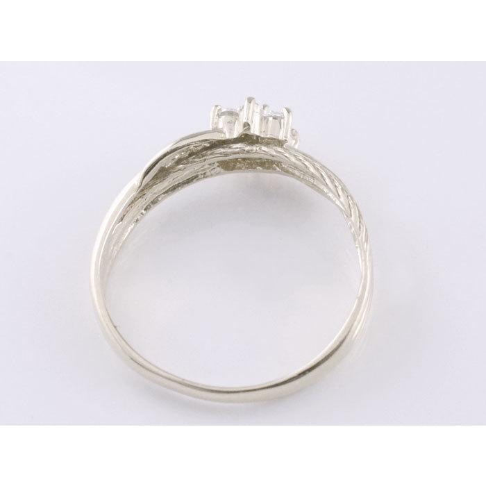 プラチナ リング レディース 指輪 ダイヤモンド プラチナ900 ダイヤモンドリング pt pt900 縄模様 フラワー 花指輪 誕生日 ジュエリー  クリスマスの画像