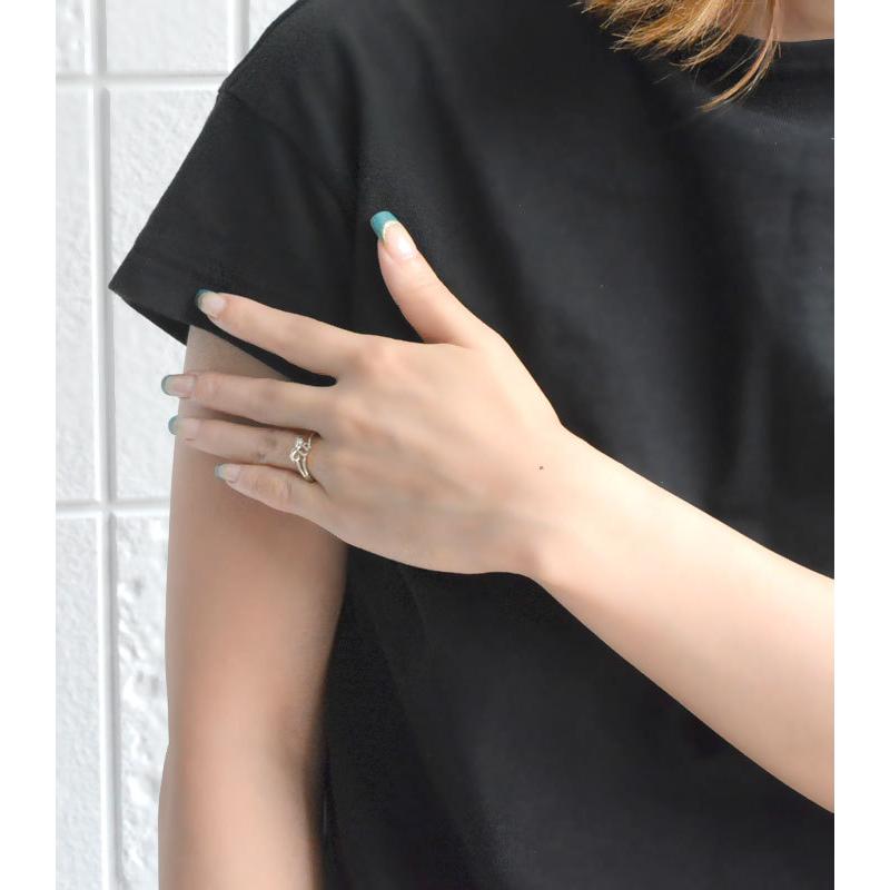 リング レディース k10 りぼん ホワイトゴールドk10 地金 指輪 10k 10金 リボン モチーフ 華奢 地金リング ファッションリング かわいい  クリスマスの画像