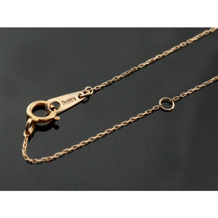 あすつく ネックレスチェーン レディース K18 18金 ピンクゴールド