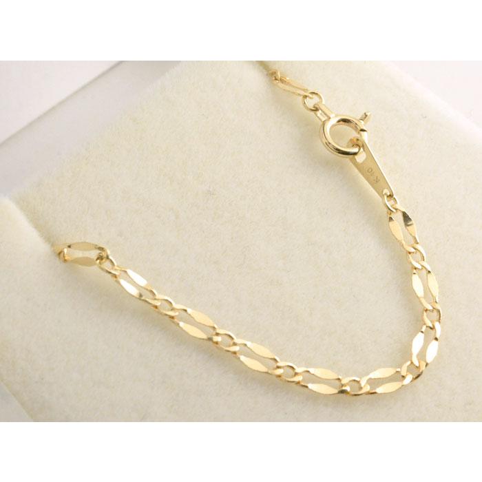 10金イエローゴールド(K10YG) フィガロ ネックレス(47cm)417 楽天市場