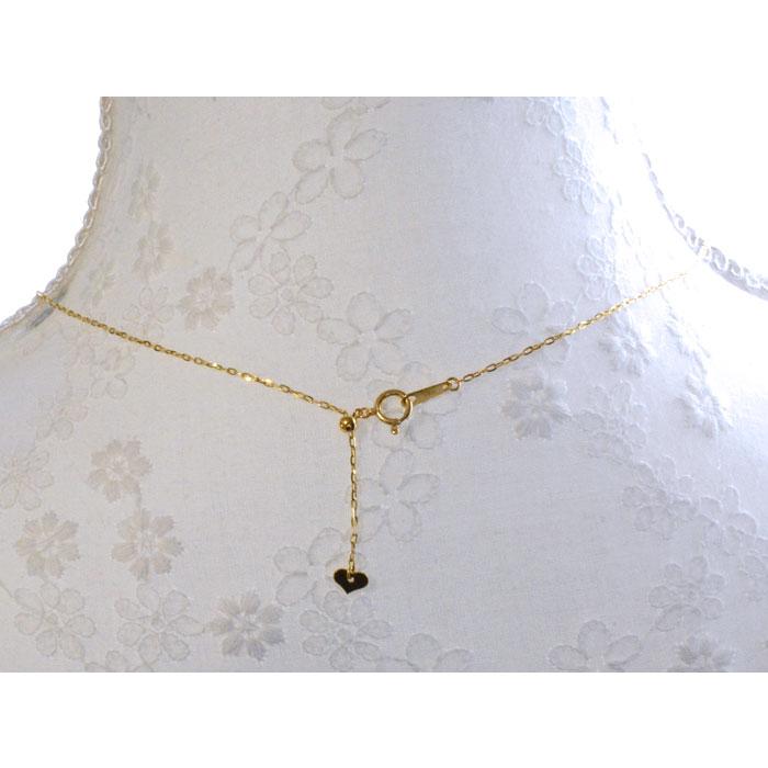 24金 K24 ビーンズ ネックレス 鏡面 豆 K18チェーン スライド式 金 24