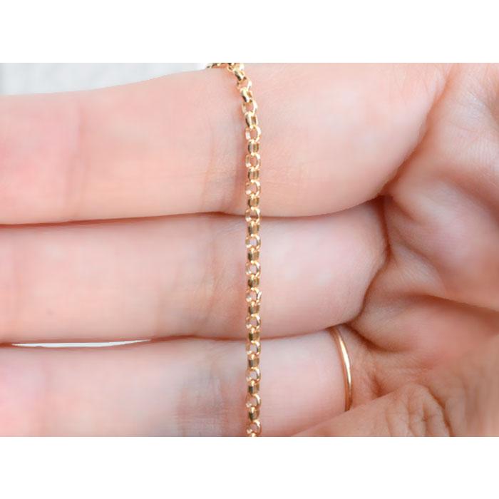 ネックレス K18 18金 チェーン 50cm カットエスカルゴ 2.0mm イエローゴールド レディース メンズ 地金 ゴールドネックレス シンプル 上品 日本製 ペンダント用の画像
