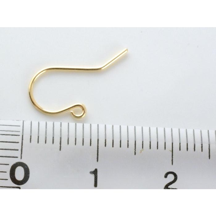 ピアス金具 18金 フック K18 イエローゴールド ピアス パーツ
