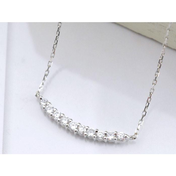 ネックレス レディース 10金  ダイヤモンド   k10 ペンダント ホワイトゴールドk10 ダイヤ 10k 華奢 シンプル  人気  クリスマスの画像