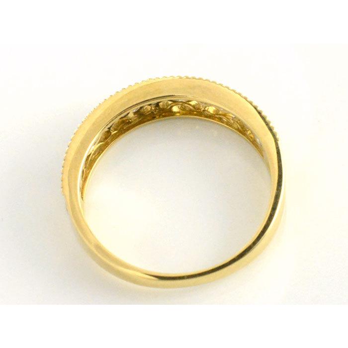 リング 指輪 18金 ダイヤモンド レディース コンビ K18 PT900 イエローゴールド プラチナ ダイヤモンドリング 18k プラチナ900 シンプル ジュエリー ギフトの画像