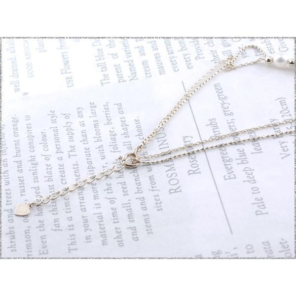 ブレスレット レディース k18ゴールド パール 淡水パール チェーン