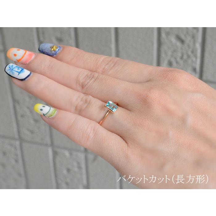 K18 リング 指輪 ピンキーリング レディース 天然石 18k 18金 ファッションリング 大粒 一粒 カラーストーン 重ねづけ 華奢 人気 ゴールド 重ねづけリング Su Color R シエロブルー 通販 Yahoo ショッピング