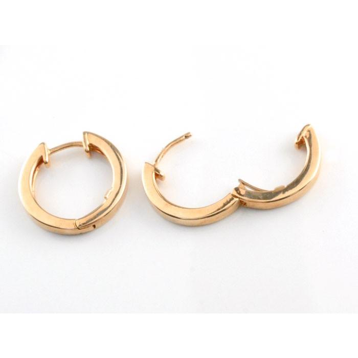 ピアス レディース 18金 フープピアス K18 ピンクゴールド 18k 地金ピアス シンプル 中折れ フープ ゴールド ジュエリー ギフト プレゼント クリスマスの画像