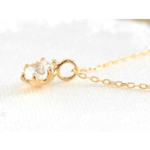 ネックレス ダイヤモンド 18金 レディース ペンダント 一粒ダイヤ ピンクゴールドk18  k18 0.2ct ダイヤネックレス 一粒 1粒 18金 人気  クリスマスの画像