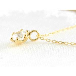 ネックレス レディース ダイヤモンド  18金  ダイヤモンドペンダント 一粒ダイヤ イエローゴールドk18  k18 0.2ct ダイヤ一粒 18金 人気  クリスマスの画像
