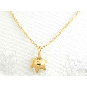 ネックレス レディース ダイヤモンド  18金  ダイヤモンドペンダント 一粒ダイヤ イエローゴールドk18  k18 0.2ct ダイヤ一粒 18金 人気  クリスマスの画像
