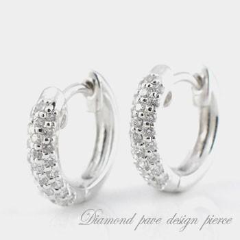 ピアス(両耳用) 18金ダイヤモンド3カラットフープピアス ピアス(両耳用) 18金ダイヤモンド3カラットフープピアス