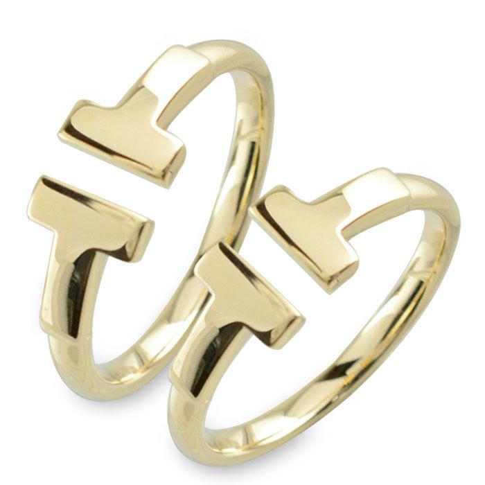 新規購入 ペアリング リング K10 指輪 イエローゴールドk10 地金リング 華奢 T字 ｔモチーフ 10k 10金 ペア 2本セット メンズ レディース ファッションリング Wj 1348pry10 シエロブルー 通販 Yahoo ショッピング 全品送料無料 Www sciences Africa