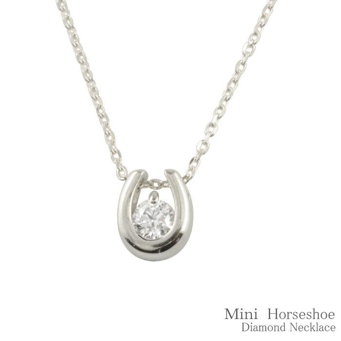揺れるダイヤモンド✳︎馬蹄✳︎ネックレスk10 Jewelry i ネックレス レディース 馬蹄ネックレス ホースシュー