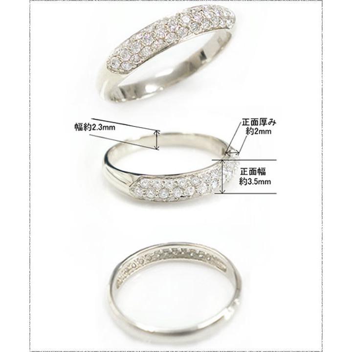 k18 リング レディース ダイヤモンド 18金 指輪 パヴェ レディース 華奢 ホワイトゴールドk18 18k  クリスマスの画像